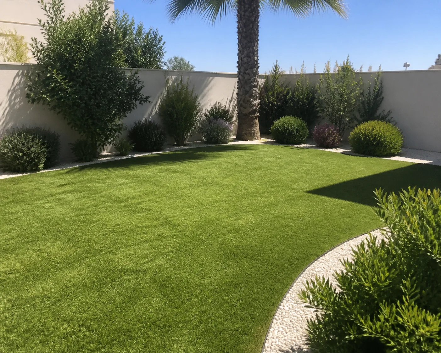 Jardín mediterráneo en San Juan - Paisajismo Sevillano